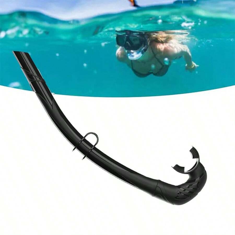 Flexible Silicone Snorkel For Diving, Freediving And Spearfishing - Multicolor - View 1