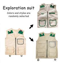 طقم لعب طهي للتخييم في الهواء الطلق، طقم قبعة وفانوس وأدوات طهي للمغامرة، هدية تفاعلية للأولاد والبنات - شكل - مشاهدة 10