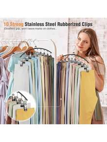 VASA NAMA 2 pcs Soportes Organizadores de Sombreros con Rotación de 360°, Perchas para Sombreros de Clóset, Estantes para Sombreros para Gorras de Béisbol, Organizador de Leggings para clóset - 1 - Ver 4