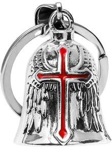 Motorcycle Keychain With Lucky Charm, Motorcycle Bell Protector, Motorcycle Bell Protector, Motorcycle Bell Protector, Motorcycle Bell Protector - Red - View 7