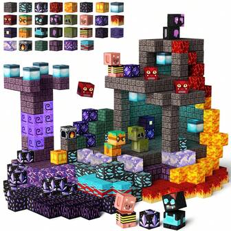 90-300 piezas Bloques de construcción magnéticos, juguetes STEM, adecuados para niños de 3 a 12 años, set de construcción 3D creativo, regalo de cumpleaños educativo, adecuado para niños y niñas, también adecuado para volver a la escuela e instituciones educativas