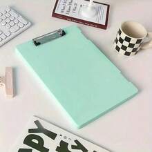 1 pieza Carpeta de archivo A4 y caja de almacenamiento 2 en 1, portapapeles de escritura ligero adecuado para uso escolar y de oficina - Material de PP, adecuado para la escuela y la oficina