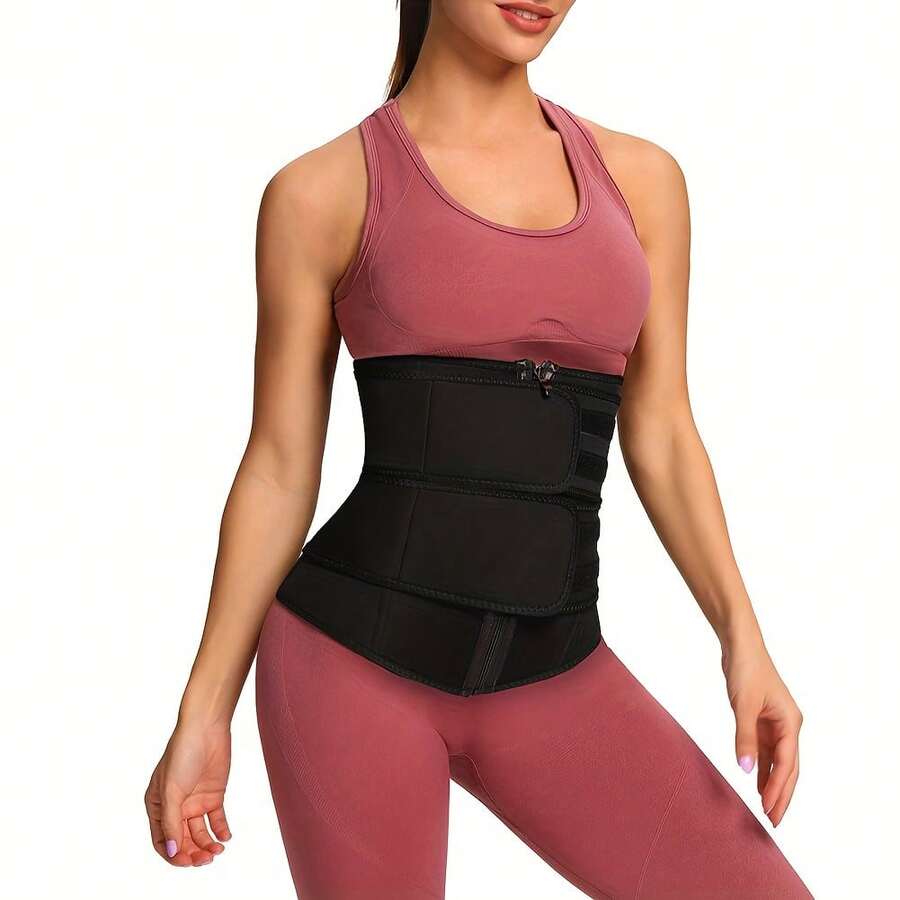 Abdominal Belt, Sports Belt, Fitness Waist Belt,Men's And Women's Waist Belt, Squat Belt, - Black-2XL - 查看 1