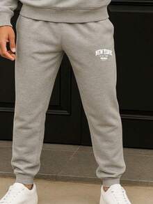 Conjunto de felpa  Ropa cómoda  Ropa casual  Conjunto deportivo  Ropa de descanso  Ropa de casa - Gris - Ver 3