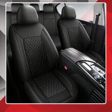 【豪华绗缝汽车座椅套】豪华绗缝通用尺寸五座车型汽车座椅套，汽车座椅套全套，汽车配件 - 5座 - 查看 7