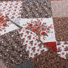Twin Quilt Bedding Set - Lightweight Bedspreads, 2-Piece Microfiber Reversible Coverlets, Retro Bed Cover, Twin Size All Season Quilts - Grey - 莧菜紅 - 查看 5