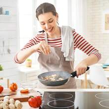 Silicone Cast Iron Handle Covers 4 Pcs - Red & Black Non-Slip Heat Resistant Pot Holder Frying Pans & Cookware Handles - Honeycomb-shaped Red & Black - View 3