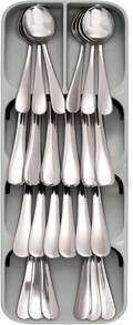 Joseph Joseph DrawerStore Compact Utensil Organizer For Kitchen Drawer Silverware, Flatware Tray, All, Grey - 黑色 - 查看 2