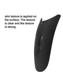 Universelle Motorrad Verlängerung für vorderes und hinteres Schutzblech sowie Vorderrad Spritzschutz für Motorräder - Schwarz - Übersicht 5