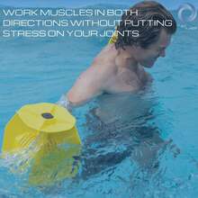 Hydro Tone - HYDRO-BELL Pool Weights For Water Exercise Pair | Water Weights | Functional Strength  With Pool Weight | Aquatic Exercise Equipment | Quick Start Guide