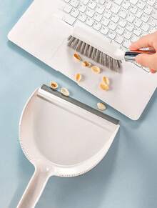 Mini Soft Bristle Plastic Broom And Dustpan Set, Compact Sweeping Kit For Children, Kitchen, Bathroom And Home Use, Efficient Cleaning, Essential Home Cleaning Supplies - Multicolor - View 3