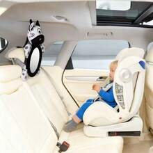 Baby Cloth Book With Convex Mirror, Vision Training Toy With Mirror For Stroller, Crib Hanging