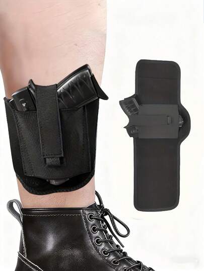 1 pieza Funda táctica para la pierna ajustable para mano derecha, funda para la pierna de extracción rápida multifuncional, funda para la pierna de color negro, funda para la pierna de estilo descendente, funda para pistola de muslo, adecuada para verano, otoño, Navidad, escuela, viajes, motocicleta