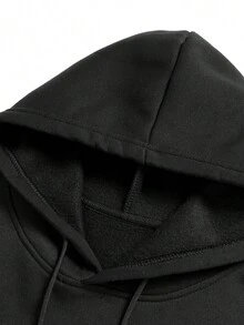 Größe hoch dünner Samt Herbst/Winter Herren Hoodie 2025 Herbst/Winter Neue Loose Hoodie Top Kleidung Größe hoch, für tägliche Lässig und Treffen