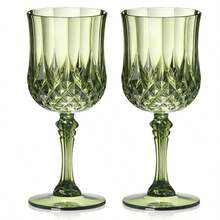 1/3/6/12/24 piezas Vasos de vino reutilizables con relieve vintage, Vasos de champán y cócteles resistentes, Vasos para jugo, Adecuados para fiestas, bodas