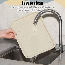 Plastic Fast Food Trays Bulk Colorful Restaurant Serving Trays Cafeteria Rectangular Plastic Serving Platter Grill For Kitchen Restaurant Coffee Elegant Color24 Pcs - Màu sắc thanh lịch - Xem 4