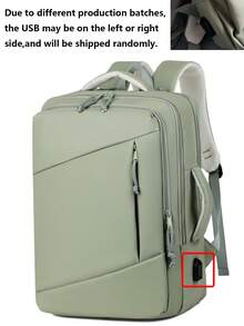 女士多隔层旅行尼龙背包；航空随身行李包；防盗，可装15.6英寸商务笔记本电脑；大容量可扩展旅行包；多口袋轻便书包；多功能书包；