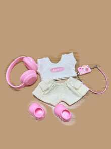 [Only Doll Clothes] 17cm- Doll Clothes For Labubu, High-Intensity 3.0 Series Vinyl Doll Outfit - Multicolor - View 7