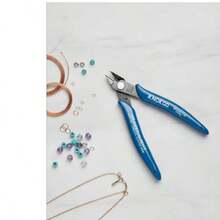 Pinzas microcorte perfecto para bisuteria alambre pinzas microcorte precision herramienta bisuteria corte de alambre joyeria manualidades punta fina acero antioxido ergonomicas control perfecto ideales para trabajos finos creacion de piezas collares aretes anillos y reparaciones menores hobby y profesion - azul real - Ver 1