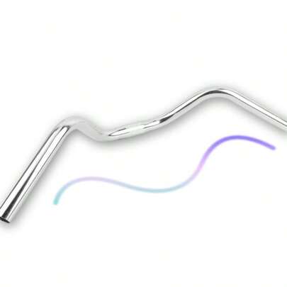 Vintage Bicycle Mountain Bike Handlebar Swallow Handlebar Black And Silver