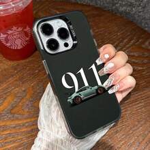 Funda para teléfono de coche para 17 16 15 14 13 12 11 Pro Max Plus, color, a prueba de golpes, cubierta trasera plateada - Z5 - Ver 11