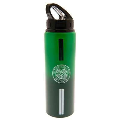 Celtic FC Fade Aluminium 750ml Water Bottle (Green/Black) - 100% Mixed - (RD3850)