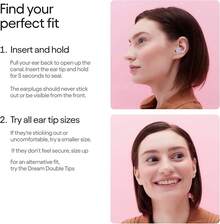 Loop Dream – Silicone/Memory Foam Earplugs For Sleep Comfort |   Comfortable Ear Plugs For Muffling Snoring & Sleeping |   Customized Fit |   27dB (SNR) Noise Reduction - Black - View 7