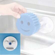 Organizador de esponjas para cocina pequeña, soporte para esponjas de fregar con ventosa para fregadero de cocina, escurridor de esponjas con sonrisa, esponjas no incluidas - inicial - Ver 1