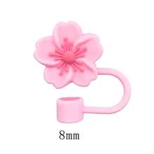 1PCS Random Straw Toppers For 10mm Cute Cartoon Drinking Straw Dispensers Cup Straw Cover Straw Topper Lovely Cartoon Reusable Drinking Straw,Cat Paw Cherry Blossom Strawberry Rainbow Designs, Straw Cover, For 30oz 40oz Tumblers,Back To School Supplies,Reusable Drinkware Accessories,Cup Decor - Nhiều màu - Xem 13