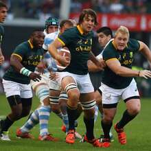 Juguetes recubiertos de PVC de Rugby inflables (con inflador) - Marrón - Ver 9