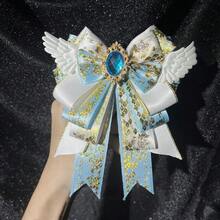 1 trâm cài nơ trang trí dễ thương, cánh thiên thần thủ công DIY, gậy cổ vũ thần tượng Otaku, phụ kiện trang phục cosplay, trang trí túi Lolita - Nhiều màu - Xem 13