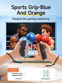 Jemdo 22-In-1 Sports Accessories Kit For Nintendo Switch/Switch 2/Switch OLED, Includes Tennis Racket, Golf Club, Sword, Leg/Wrist Strap, Boxing Grip, Lanyard, Racing Wheel, Best Gift Compatible With Switch Gamers - Multicolor - View 10