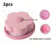 10pcs Flower Shaped Washing Machine Lint Filter - Floating Lint Catcher, No Electricity Needed, Laundry Mesh Bag, Durable Material, Easy To Use, Suitable For Household Laundry, Gentle On Clothes, Removes Pet Hair And Fuzz From Washing Machine Filter