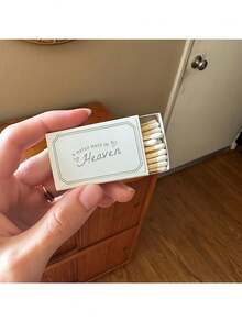 Nhãn hộp diêm tùy chỉnh (1-100 cái) - Nhãn dán hộp diêm cá nhân hóa, in thiết kế riêng, bề mặt mờ/bóng - Thích hợp cho đám cưới, sinh nhật, tiệc tùng, trang trí tân gia - Tương thích với hộp diêm gỗ - Nhãn trang trí tiệc dùng một lần, nhãn kiểu hoạt hình, tự dính, quà tặng đám cưới, trang trí ngày lễ, in chất lượng cao, nhãn trang trí, lập kế hoạch sự kiện - Màu be - Xem 7