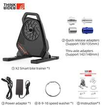 Nuevo entrenador de bicicleta inteligente ThinkRider X2Max MTB bicicleta de carretera entrenador de casa con medidor de potencia integrado compatible - 1 - Ver 3