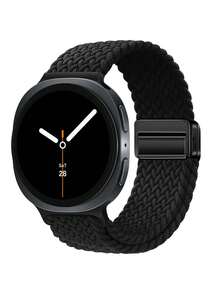 Brazalete de bucle trenzado magnético de metal para deportes, pulsera para Galaxy Watch 8 de 40 mm y 44 mm, banda magnética para Galaxy 8 Classic de 46 mm, correa de nailon - Galaxy Watch 8 - Ver 11