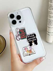 50pcs Fun Cartoon Thriller Book Creative Stickers Suitable For Handbooks, Phone Cases, Laptop Suitcases, Refrigerators - Multicolor - View 8