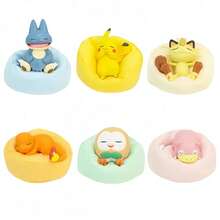 Takara Tomy Original Poke Figure Mini Pika Slowpoke Rowlet PVC Gift For Anime Game Fans Car Decoration Ornament - Anime Collection - View 5