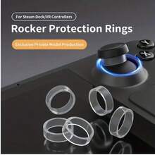 Cincin Pelindung Rocker Universal untuk PS 3 4 5, Cincin Bantu Anti-Benturan, Penutup Joystick Silikon Karet, Kompatibel dengan Seri 4 PS3 Universal untuk Tombol Kontroler Game - MultiWarna - View 1