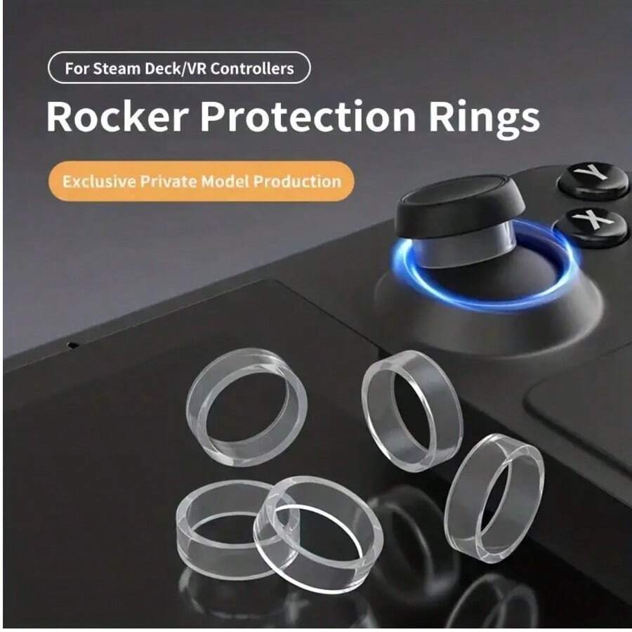 Cincin Pelindung Rocker Universal untuk PS 3 4 5, Cincin Bantu Anti-Benturan, Penutup Joystick Silikon Karet, Kompatibel dengan Seri 4 PS3 Universal untuk Tombol Kontroler Game - MultiWarna - View 1