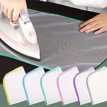 Pano de Passar a Ferro Protetor - Almofada de Isolamento de Malha de Alta Temperatura e Pressão, Proteção de Roupas, Pano de Proteção para Cuidados com Roupas de Segurança, Design de Rede de Ventilação Pode Evitar Marcas de Queimadura, Sem Necessidade de Eletricidade, Muito Adequado para Uso Doméstico, Solução de Passar a Ferro em Casa | Tratamento de Roupas de Segurança | Estrutura de Malha, Malha de Costura, Acessórios Domésticos (Cor Aleatória)