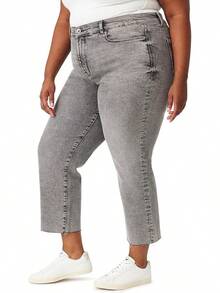Kensie Jeans The Allie High-Rise Slim Straighthalloween - Canberra - View 6