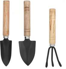 AUNMAS Kit de Pala de Pala, Kit de Herramientas de jardinería Profesional con Palas de rastrillo de jardín para Maceta para trasplante - 1 - Ver 1