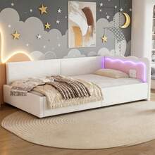 Futons - White + Velvet + 90cm*200cm - View 1