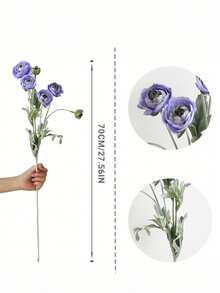 Sztuczna piwonia z 4 kwiatami i 2 pąkami – wysokiej jakości jedwabny materiał, realistyczny dotyk, elegancki wzór kwiatowy – sztuczna dekoracja kwiatowa do domu, bukiety ślubne, centralne elementy stołu jadalnego, zaręczyny, bankiety, randki, rekwizyty fotograficzne, wieńce, tła ślubne – idealne na Walentynki, imprezy i całoroczne dekoracje