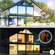 Pelcula de Ventana, 90x600 Vinil para Ventana Bloquea Calor Anti - Rayos Protector, Pelcula Adhesiva Privacidad Espejo Unidireccional para Sala Cocina Oficina Hogar 90x601cm - 90x601cm - Ver 5