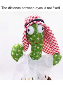 1pc Dance Cactus, Toy For Baby, Talking Cactus Toys, Repeat What You Say Baby Toys, Dance Cactus Imitation Toys And LED English Singing Can Talk For 15 Seconds Recorder Music Toys,Halloween Christmas Gift
