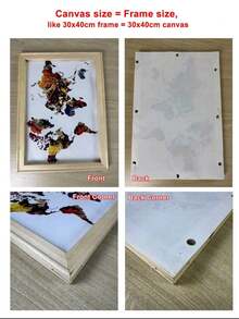 1 Set Holzrahmen DIY 30x40 40x60cm 50x70cm für Leinwand Ölgemälde Kiefernholzrahmen, Wandkunst Malerei, Diamantmalerei Rahmen, Zapfen und Nut Holzleisten, verstärkte Pinselarbeit, Spannrahmen, Übungen, Holzinnenrahmen für Wohnzimmer Schlafzimmer Heim Dekoration Geschenke Geburtstag Abschluss