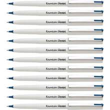 Fountain Pen 0.40.6mm Fine Nib Blue Ink Box Of 12 Fountain Pens JM20MBC