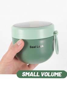 1/6pcs Portable Lunch Box Set, Includes Carry Bag, Bento Box, Oatmeal Cup, Leak-Proof PP Food Container And Breakfast Oatmeal Cup - Convenient For Carrying Meals, Reusable For School, Office, Outdoor Picnic - Multicolor - View 6